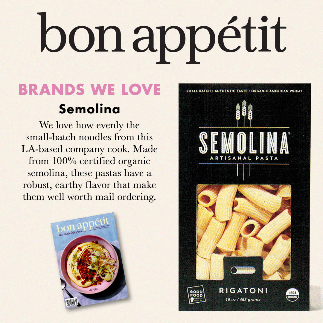 Semolina Artisanal Pasta Brands We Love Bon Appetit